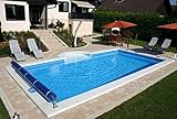 Summer Fun Styropor Schwimmbecken Set rechteckig inkl. Sandfilteranlage Lissabon Luxus 600 x 300 x 150 cm Tiefbeckenleiter