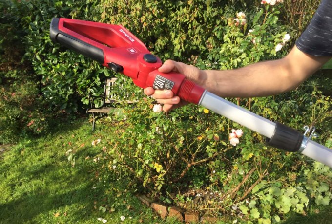 Einhell Akku Hochentaster und Heckenschere GEHC 18 Li T Set