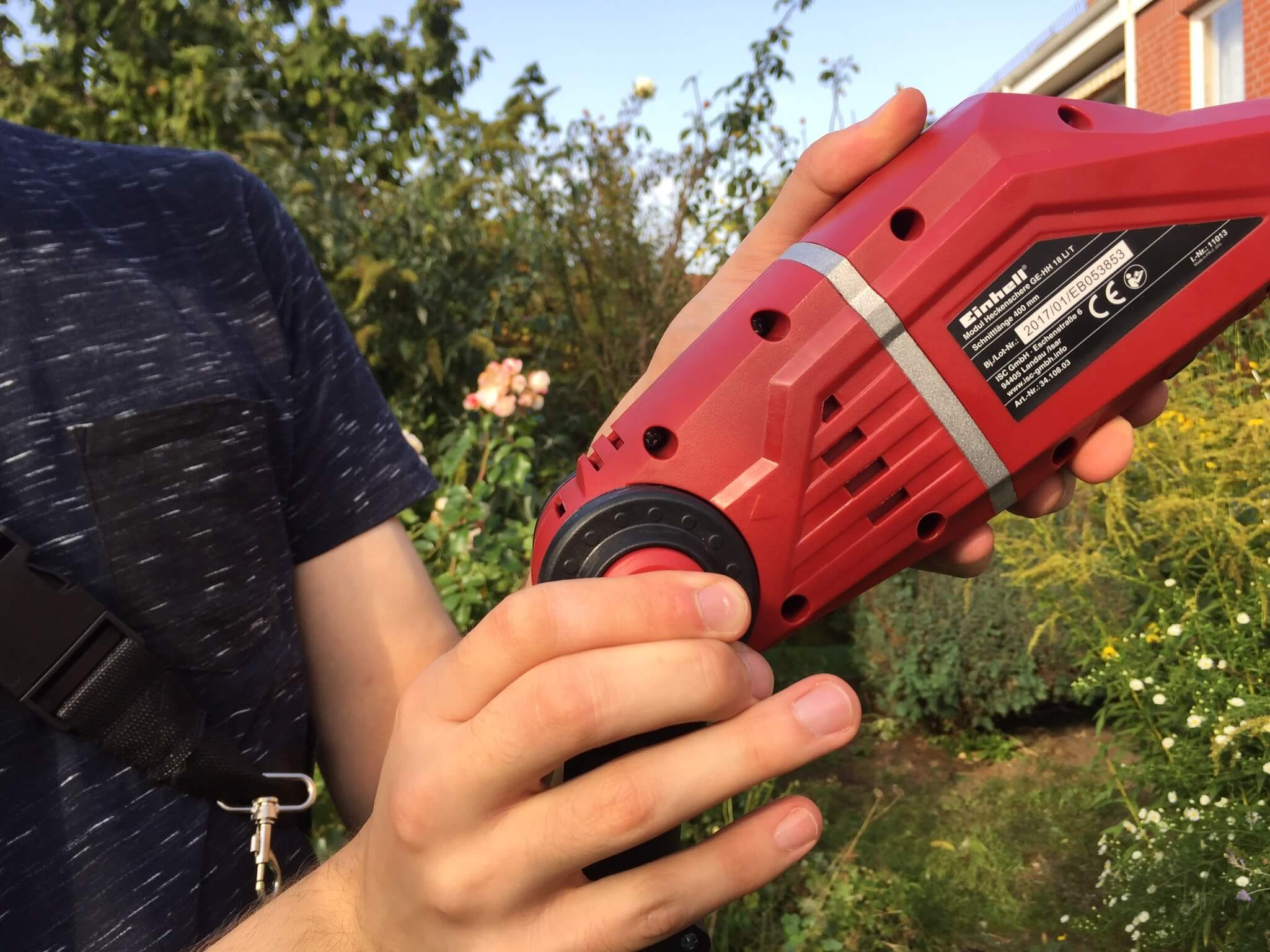 Einhell Akku Hochentaster und Heckenschere GE-HC 18 Li T Set