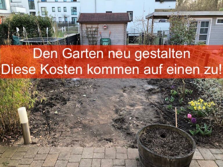 Garten neu gestalten Kosten & Tipps HeimwerkerBerater